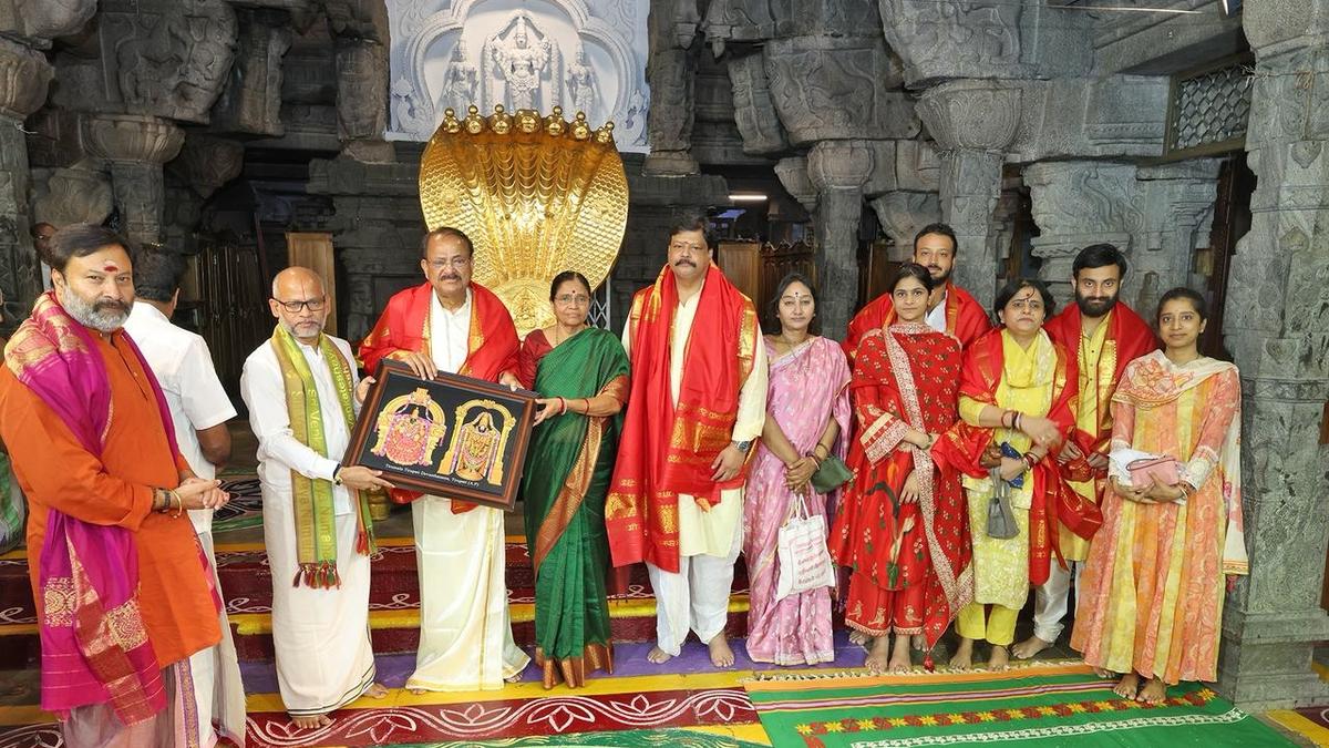 Limit visits to Tirumala once a year, Venkaiah Naidu urges VIPs