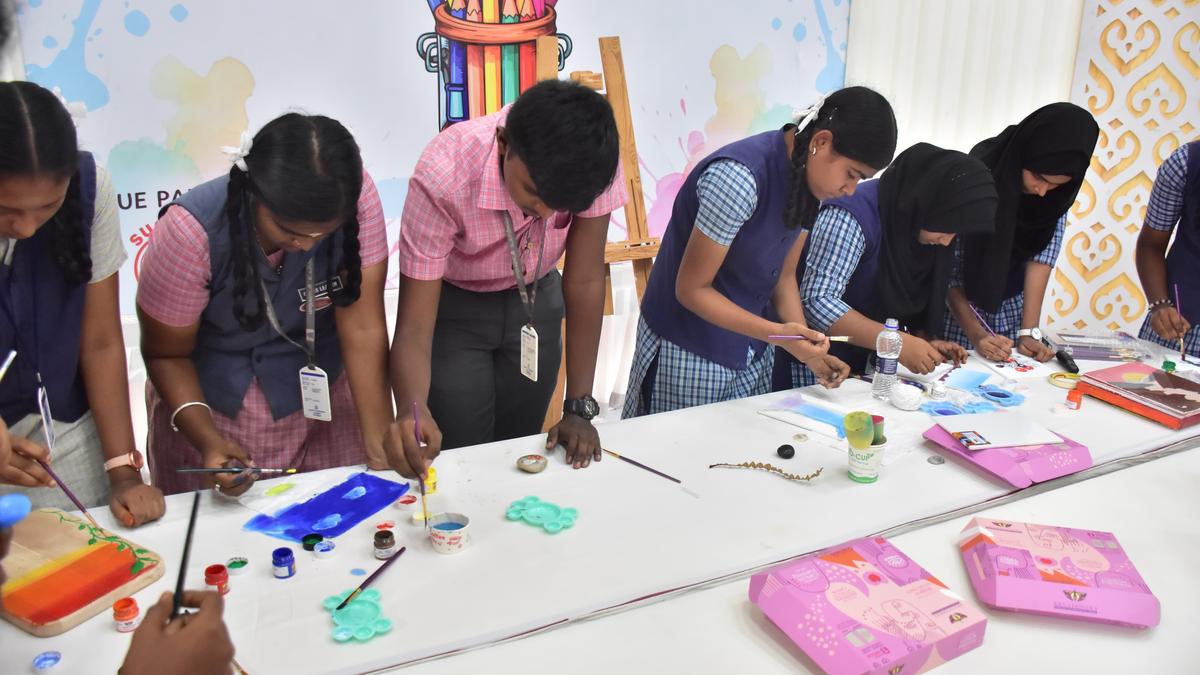 Coimbatore Vizha 2024 features art competition for government school students