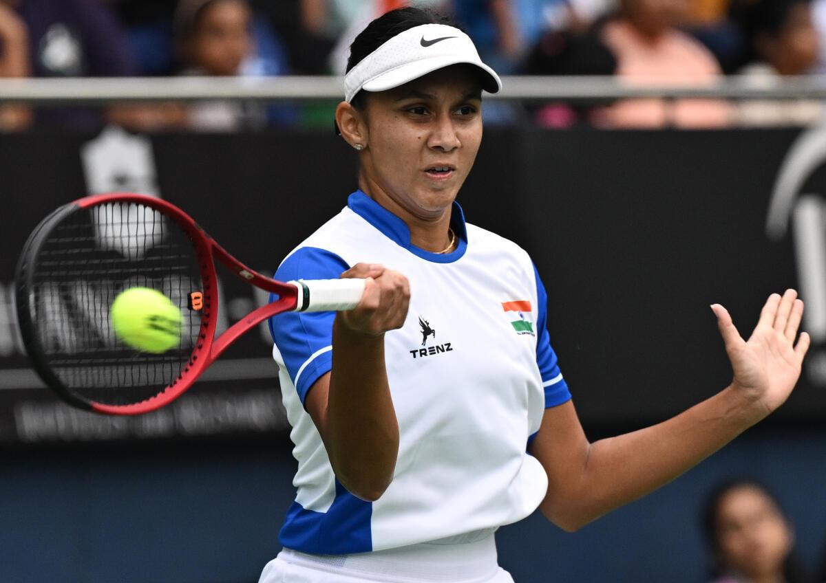 Activos importantes: Durante los playoffs de la Copa BJK Shrivalli, Bhamidipaty estaba armado con dos armas que son tan importantes en el tenis moderno: un fuerte servicio y un poderoso golpe de derecha.