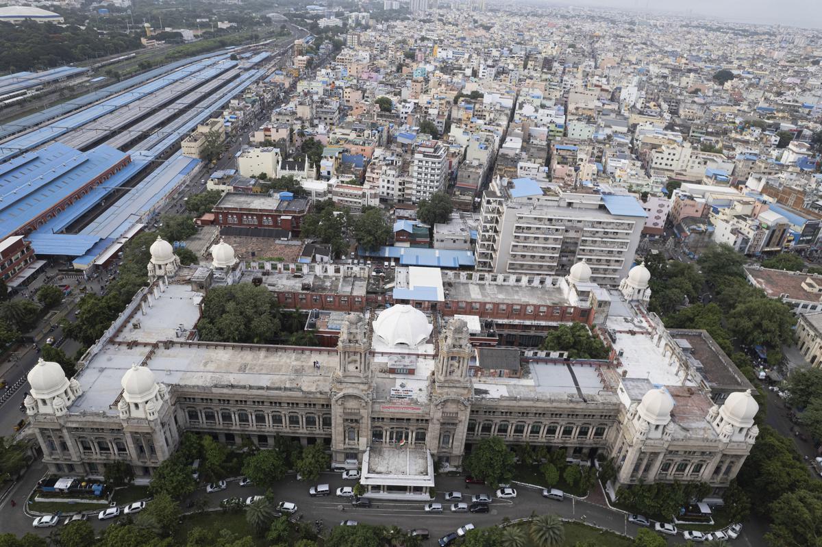 Madras Day Century old Southern Railway Headquarters is an office
