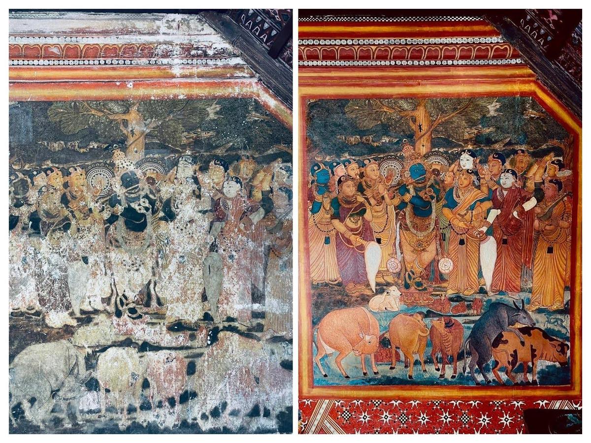 बहाली से पहले और बाद में वेणुगोपालम