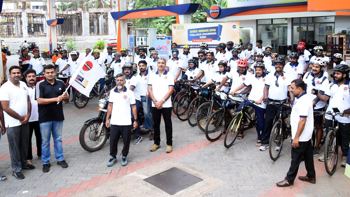 Cyclothon held as part of Vigilance Awareness Week