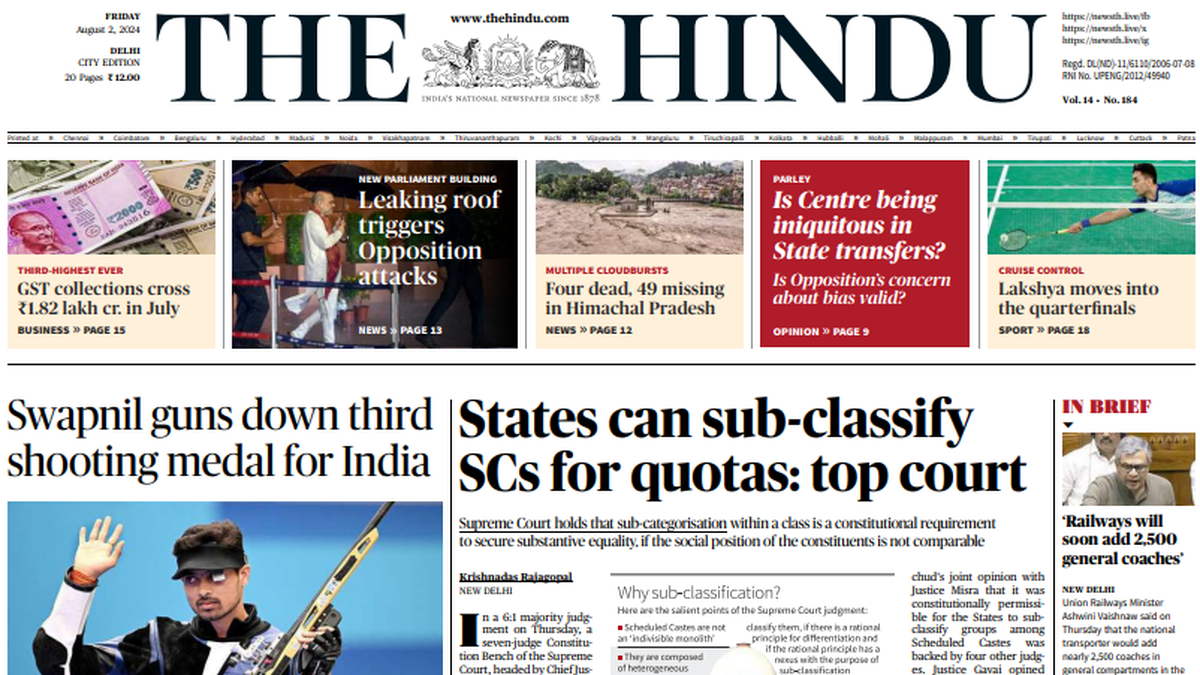 States can sub-classify SCs for quotas: top court