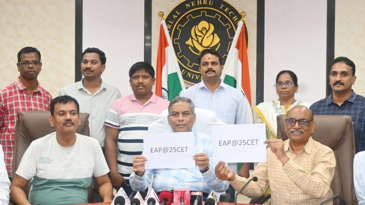 75.67% candidates qualified APEAPCET-2025, says JNTU Kakinada VC