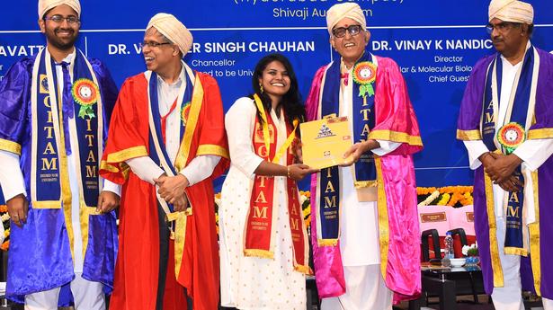 Follow your heart and interests, CCMB director tells students