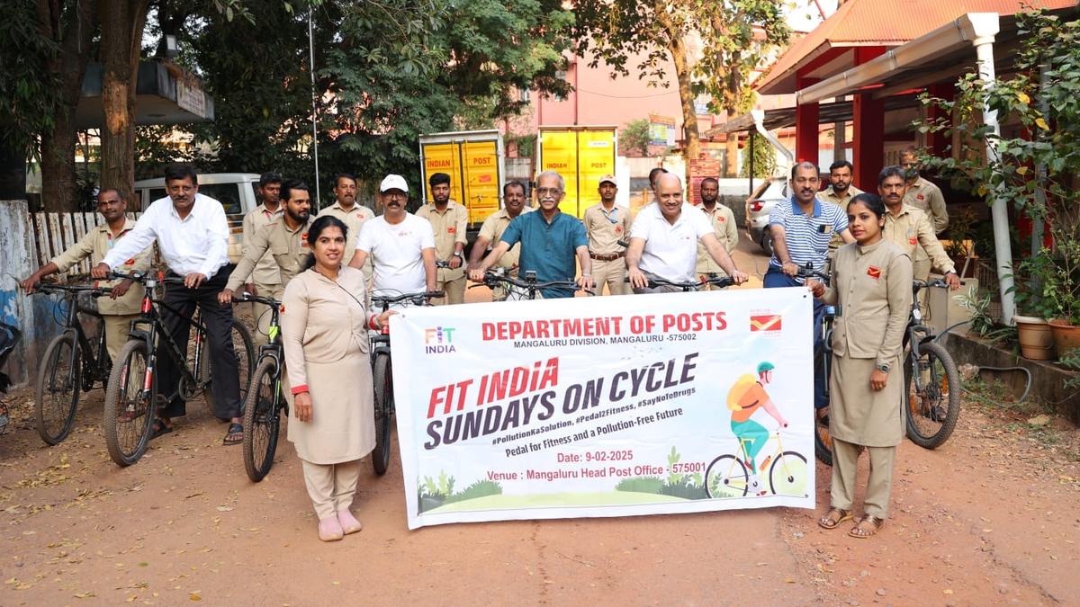 Postal department launches ‘Sundays on Cycle’ campaign in Mangaluru