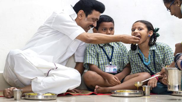 Chief Minister’s Breakfast Scheme launch in Tamil Nadu | Scheme not a freebie, but duty of State to feed its children, says CM Stalin