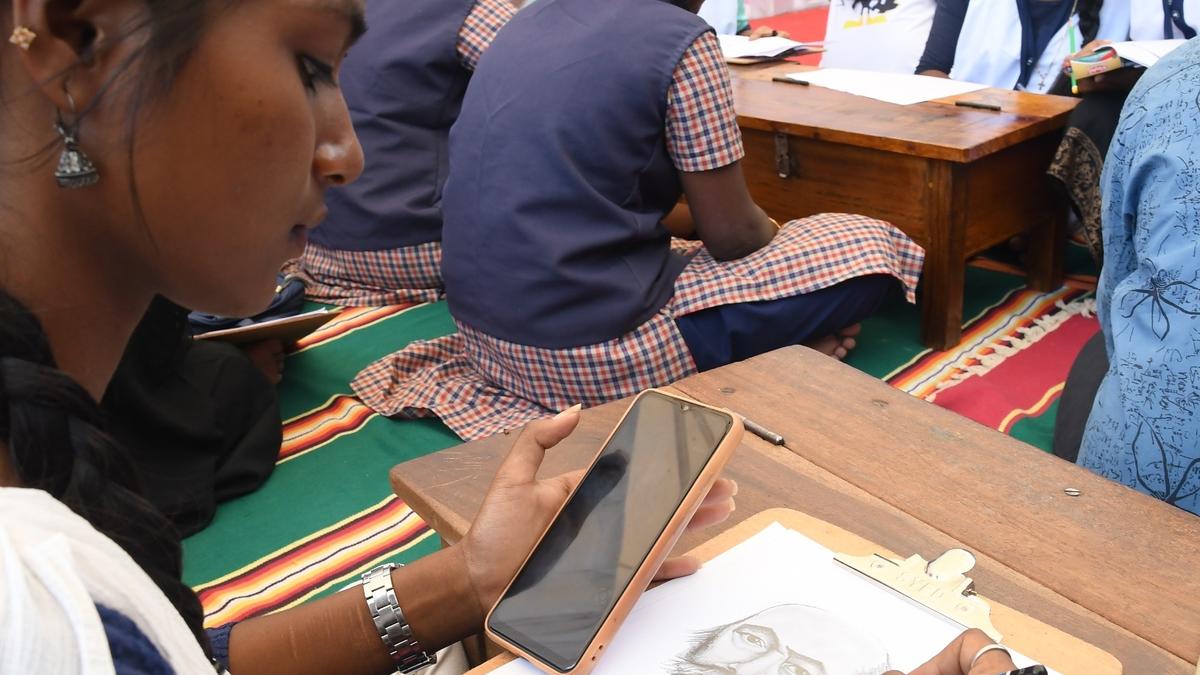 Competitions for differently abled children held at book fair