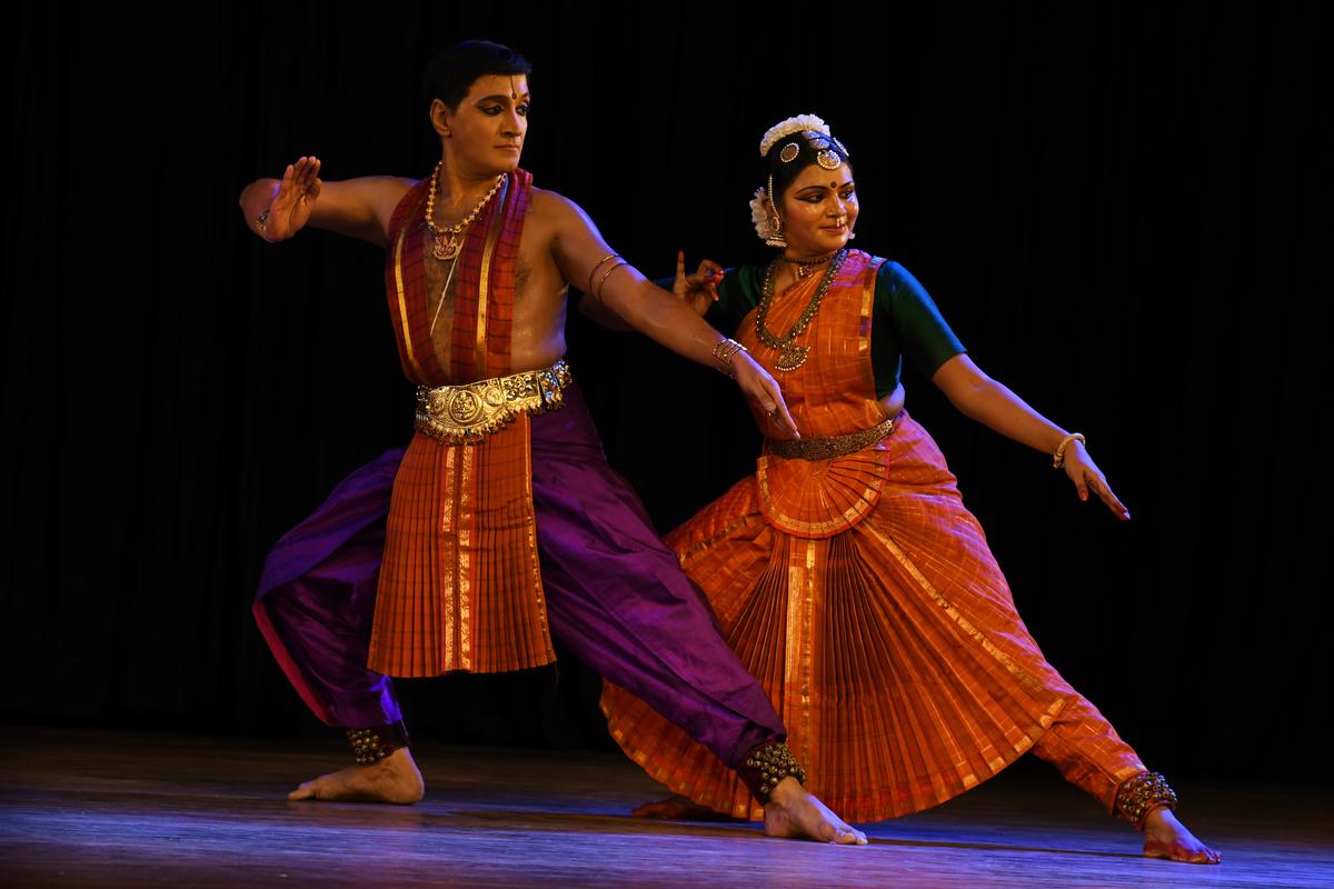 Srikanth with wife and dancing partner 