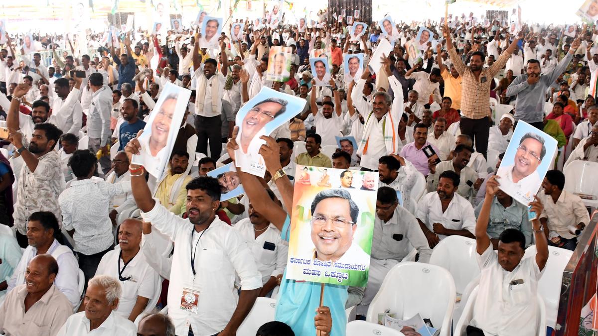 Will stand by Siddaramaiah like ‘Kanakapura rock’ until death: D.K. Shivakumar