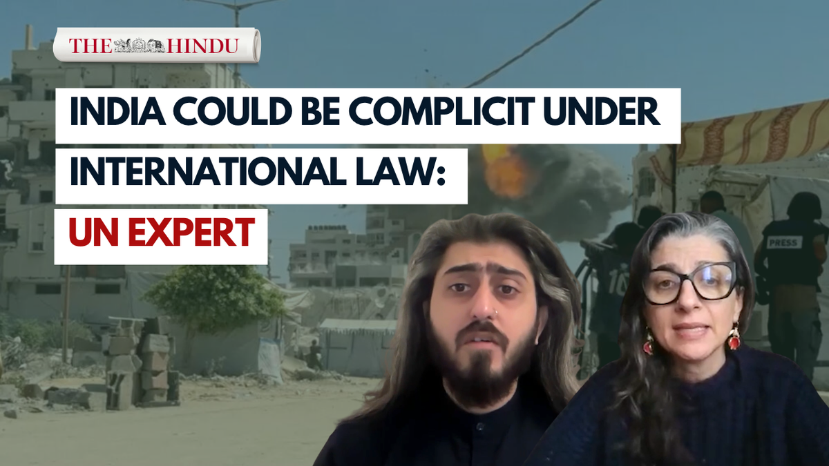 UN expert Francesca Albanese says India may be violating international law over Gaza, could face responsibility