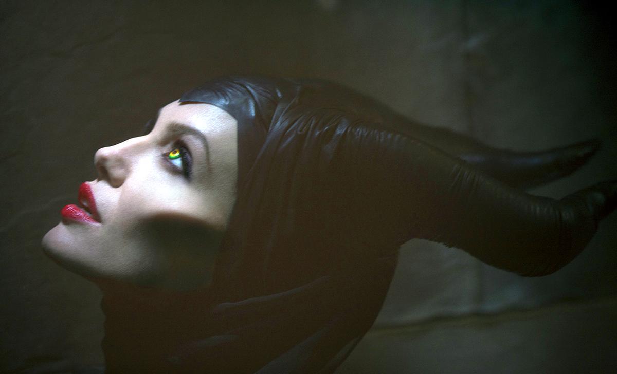 Angelina Jolie in the title role of “Maleficent,” the villain from the 1959 classic “Sleeping Beauty.”