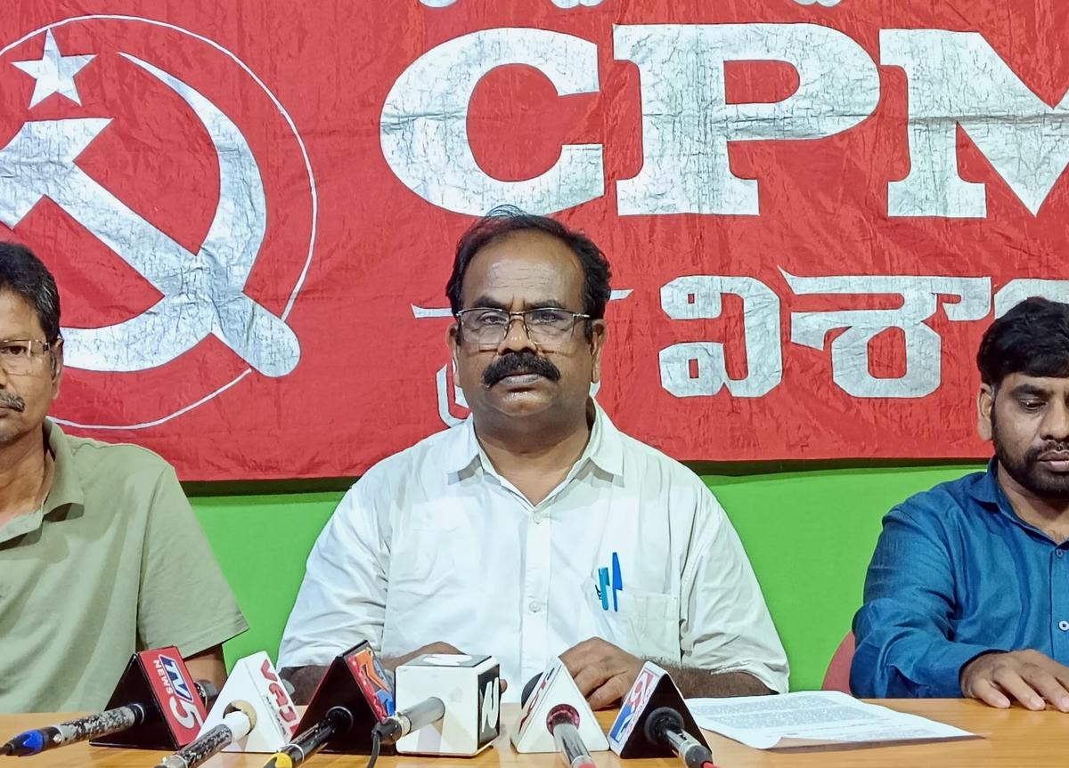 File picture of CPI(M) Anakapalli District Committee secretary K. Lokanadham