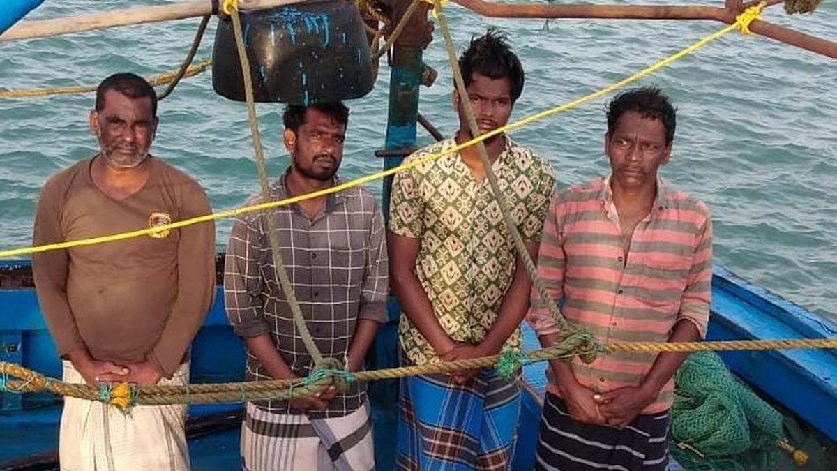 Sri Lankan Navy arrests four T.N. fishermen