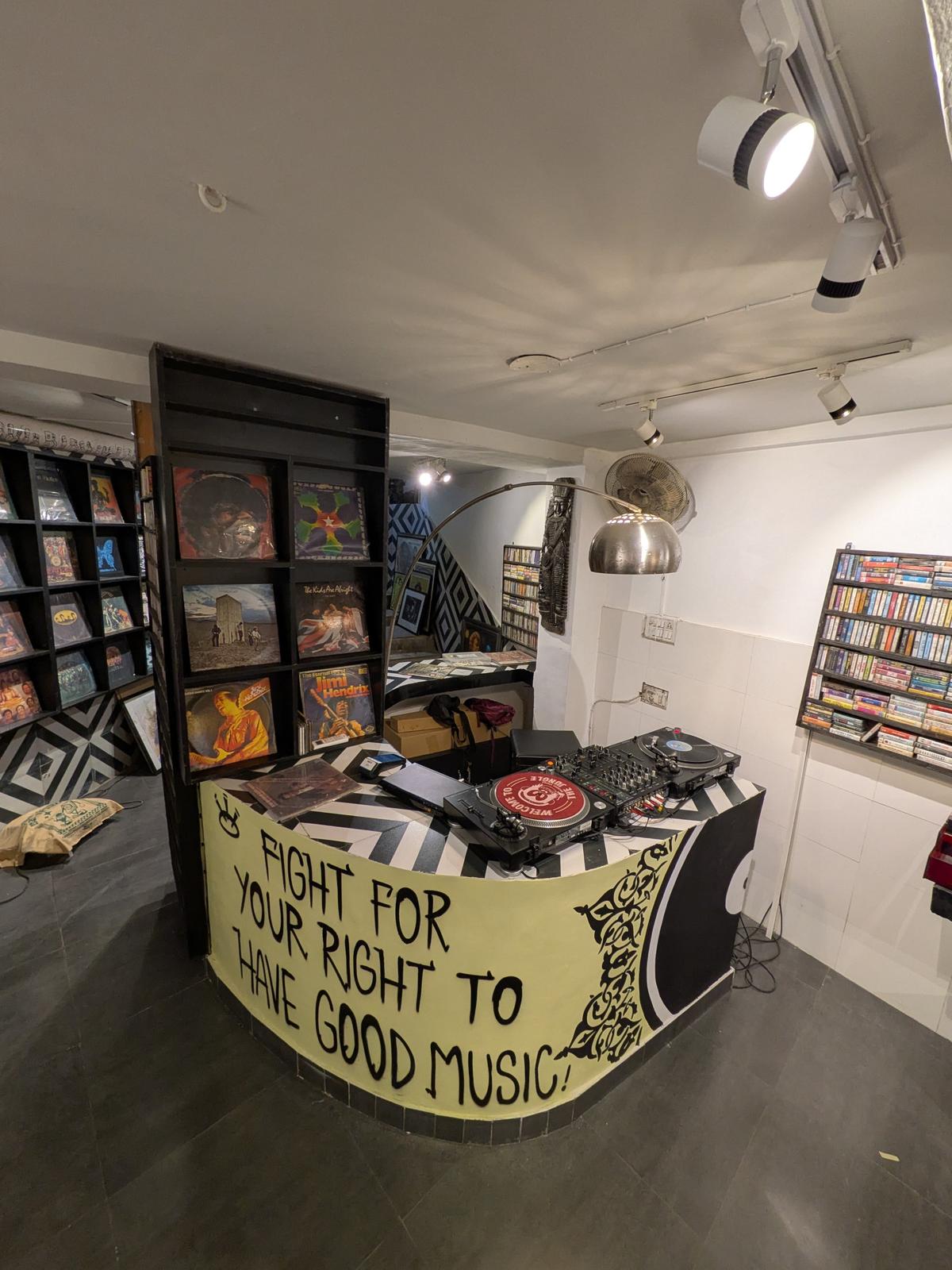 A scene of the Pagal Records Store in Hauz Khas village of Delhi A scene of the Pagal Records Store in Hauz Khas village of Delhi
