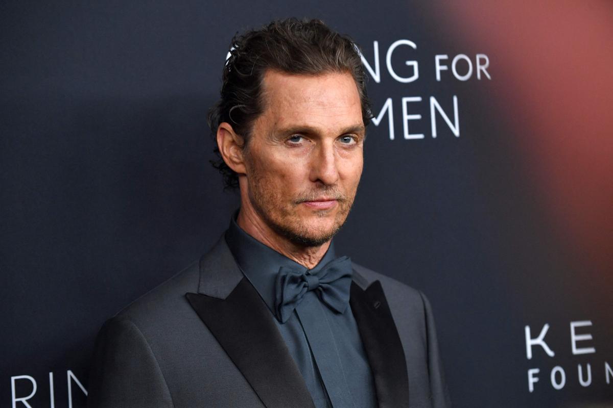 US actor Matthew McConaughey attends the 2024 Kering Foundation’s Caring for Women dinner at The Pool in New York City on September 9, 2024