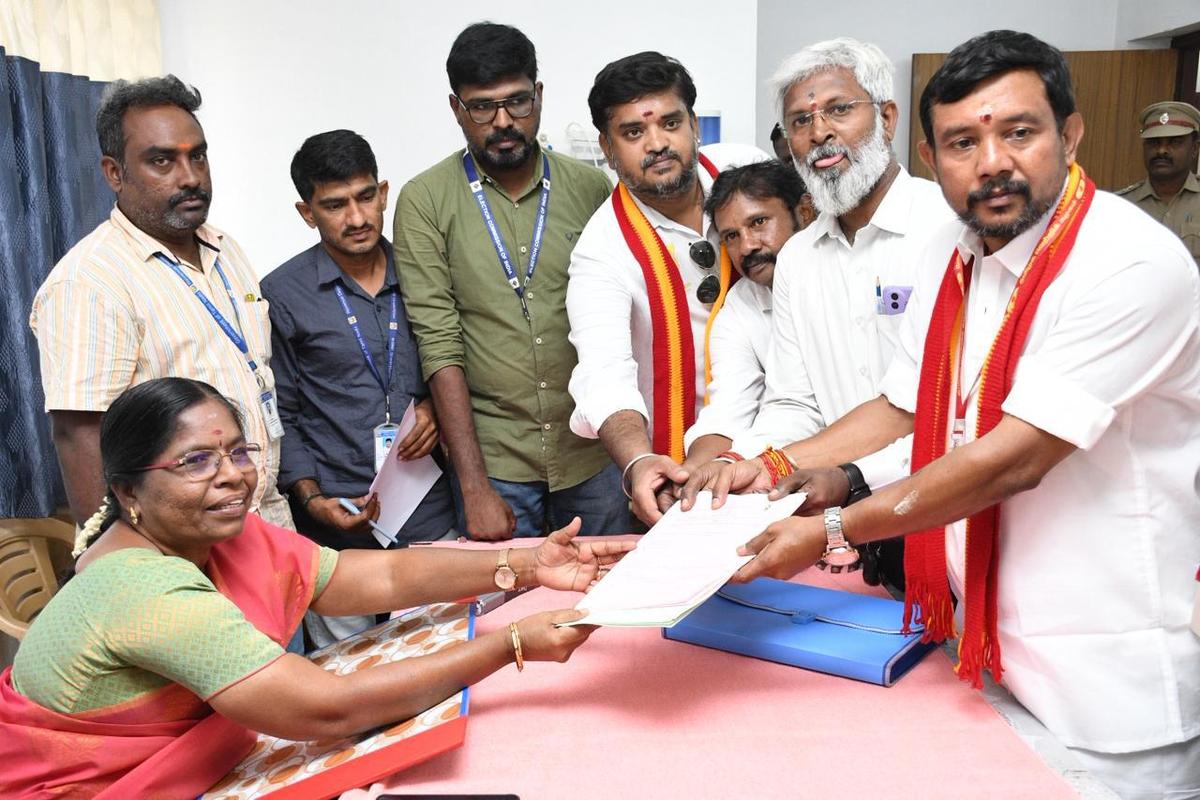 Candidates submit nomination papers across Coimbatore constituencies for the third day
