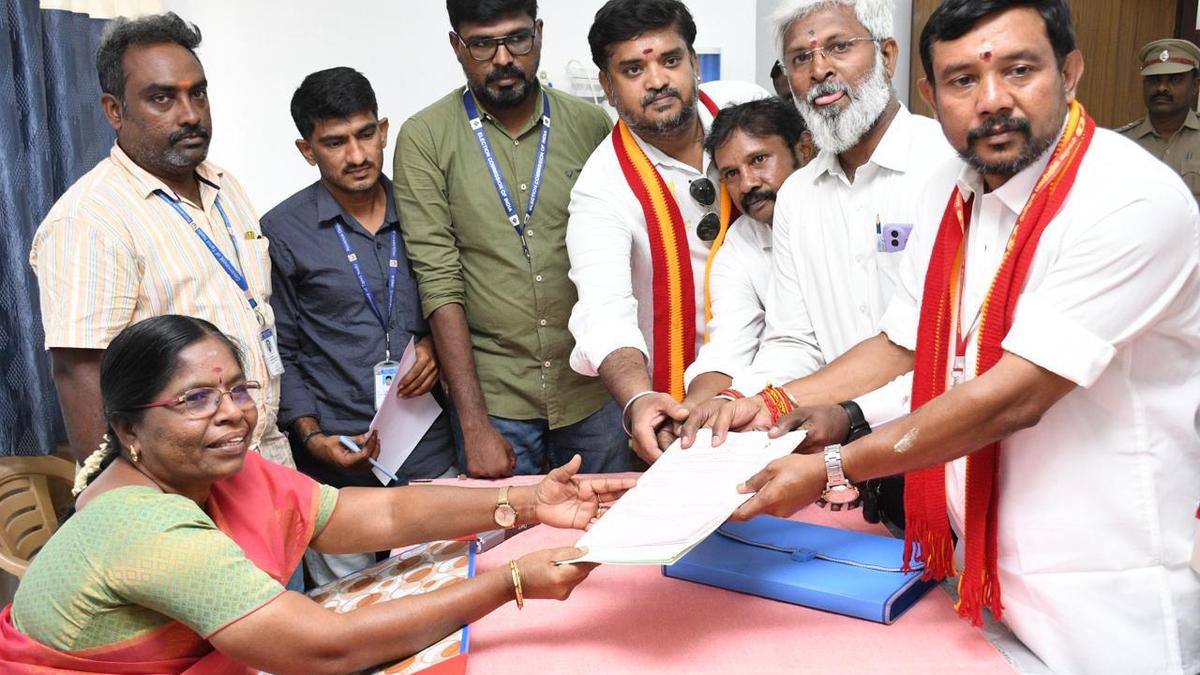 Candidates submit nomination papers across Coimbatore constituencies for the third day