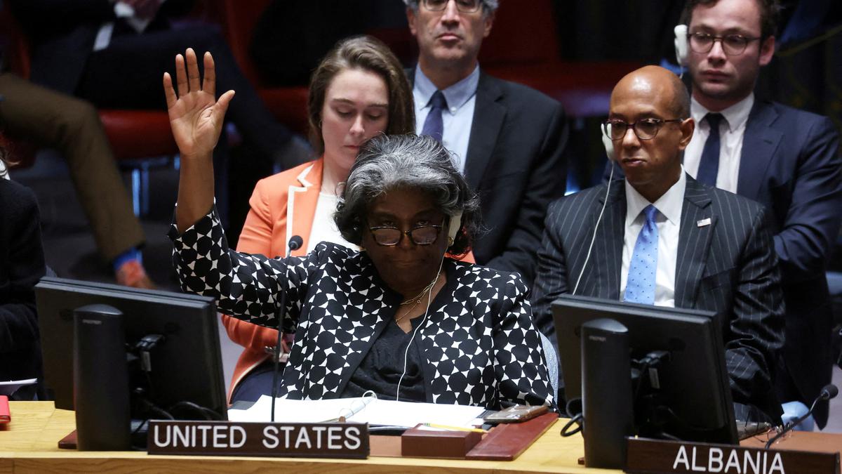 UNSC fails to adopt resolution on Israel-Palestine conflict after veto by U.S.