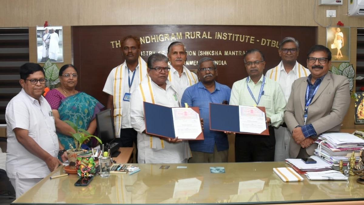 Gandhigram Rural Institute and Gandhi Memorial Museum sign MoU for development, execution of projects supporting Gandhian thought