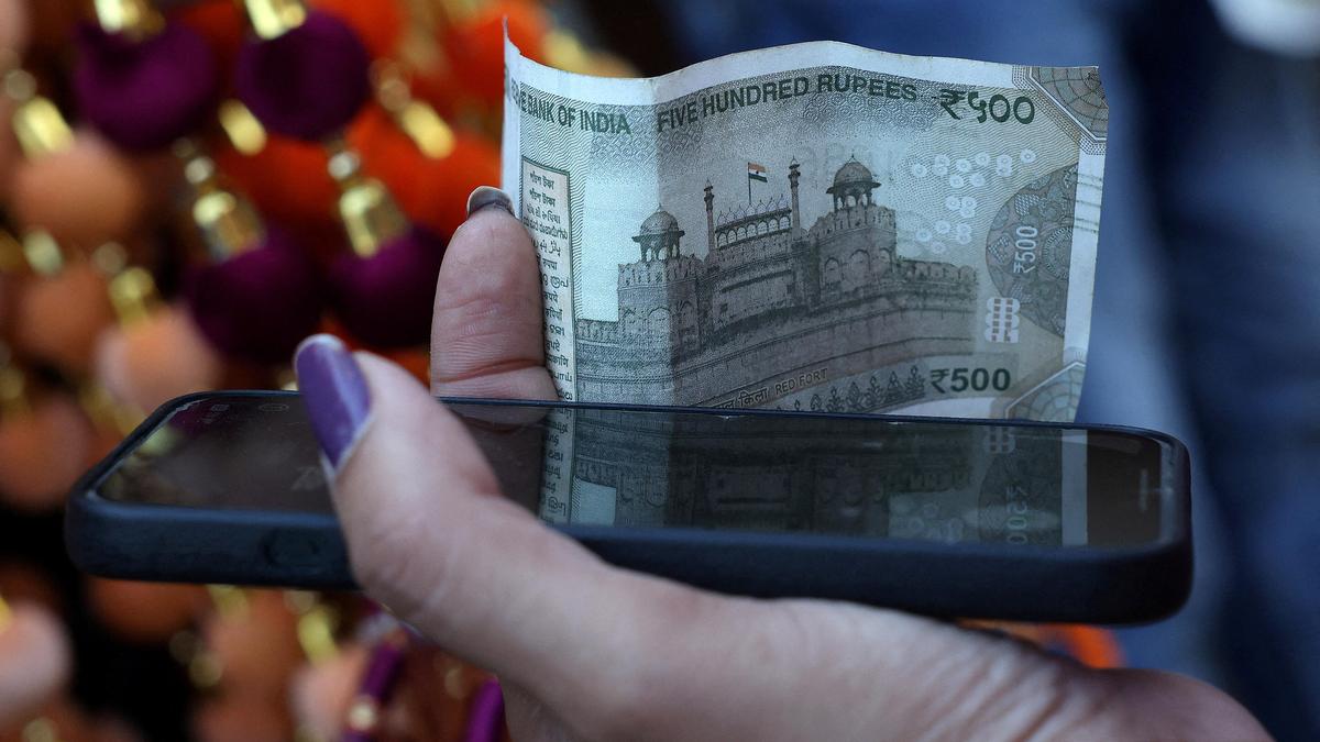 Rupee slumps 23 paise to hit an all-time low against U.S. dollar