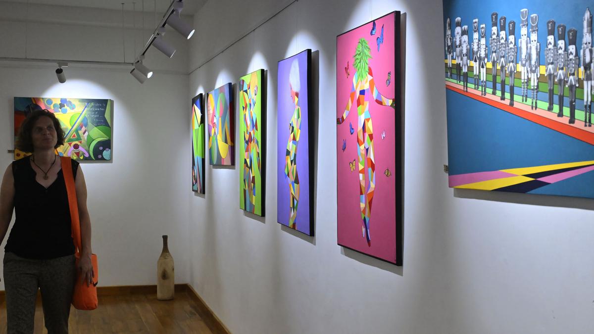 A medley of bold strokes and bright colours at art expo