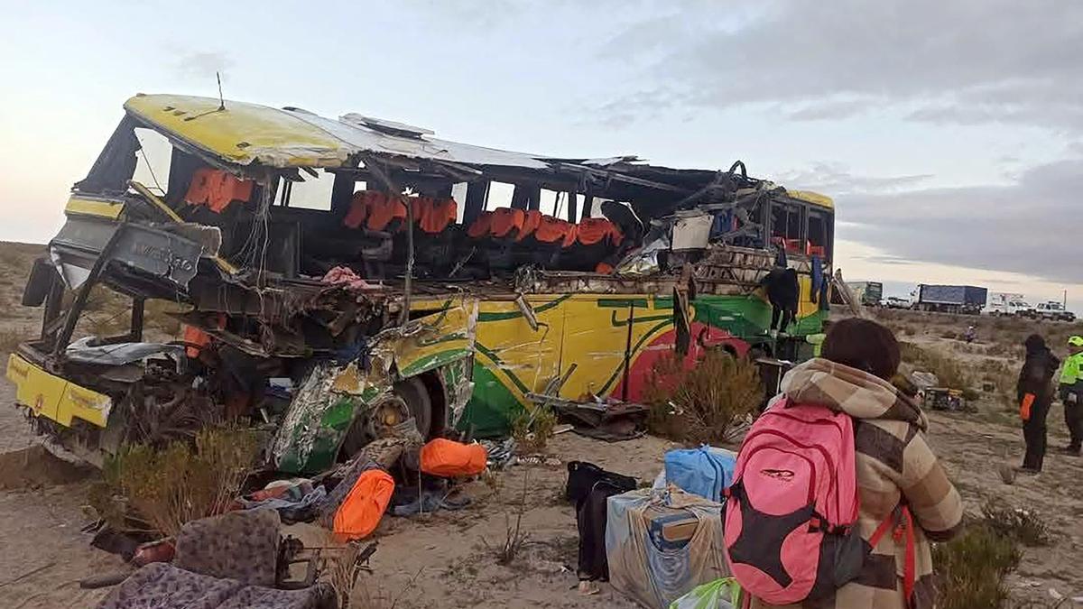 At least 37 dead after two passenger buses collide in Bolivia, 39 injured