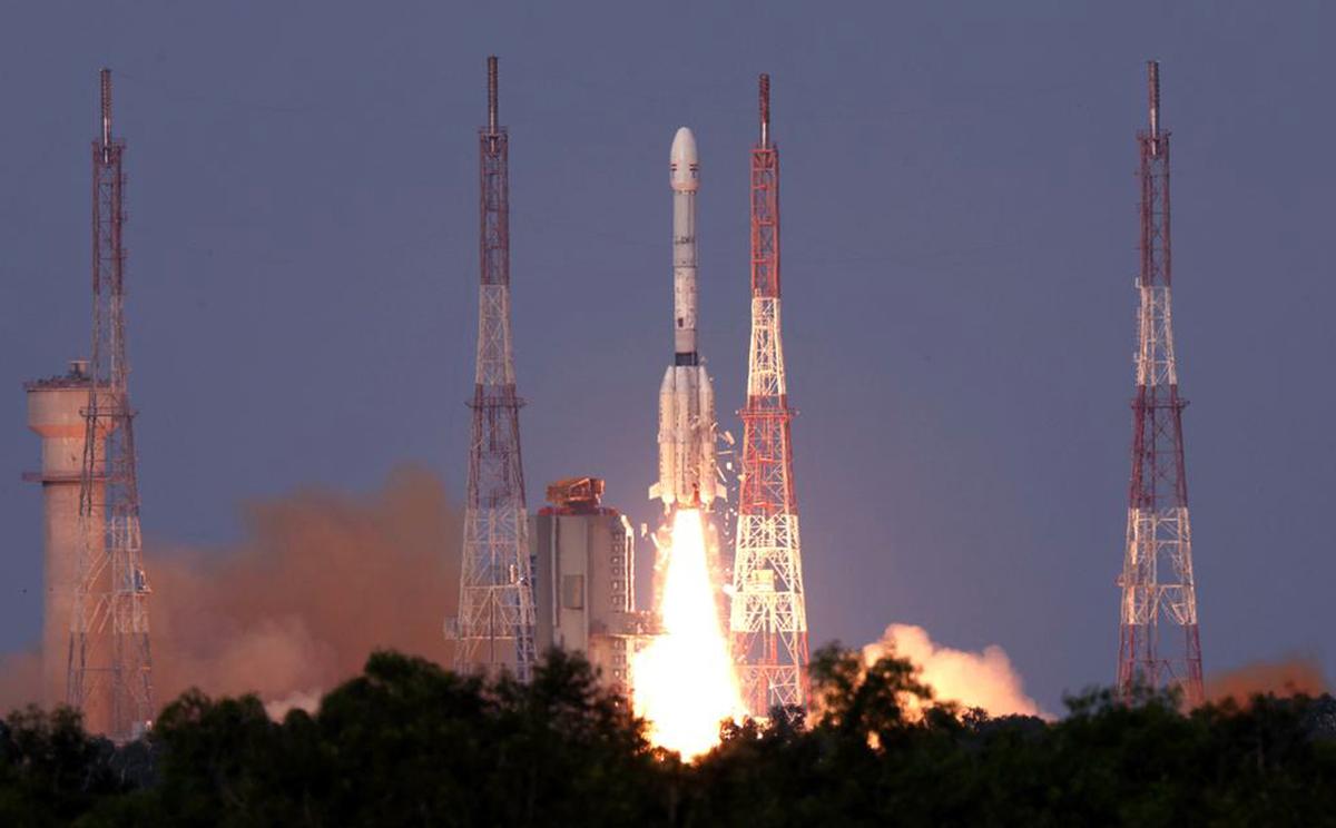 The GSLV-F16 mission lifts off carrying the NASA-ISRO NISAR satellite ISRO’s Sriharikota spaceport on July 30, 2025.