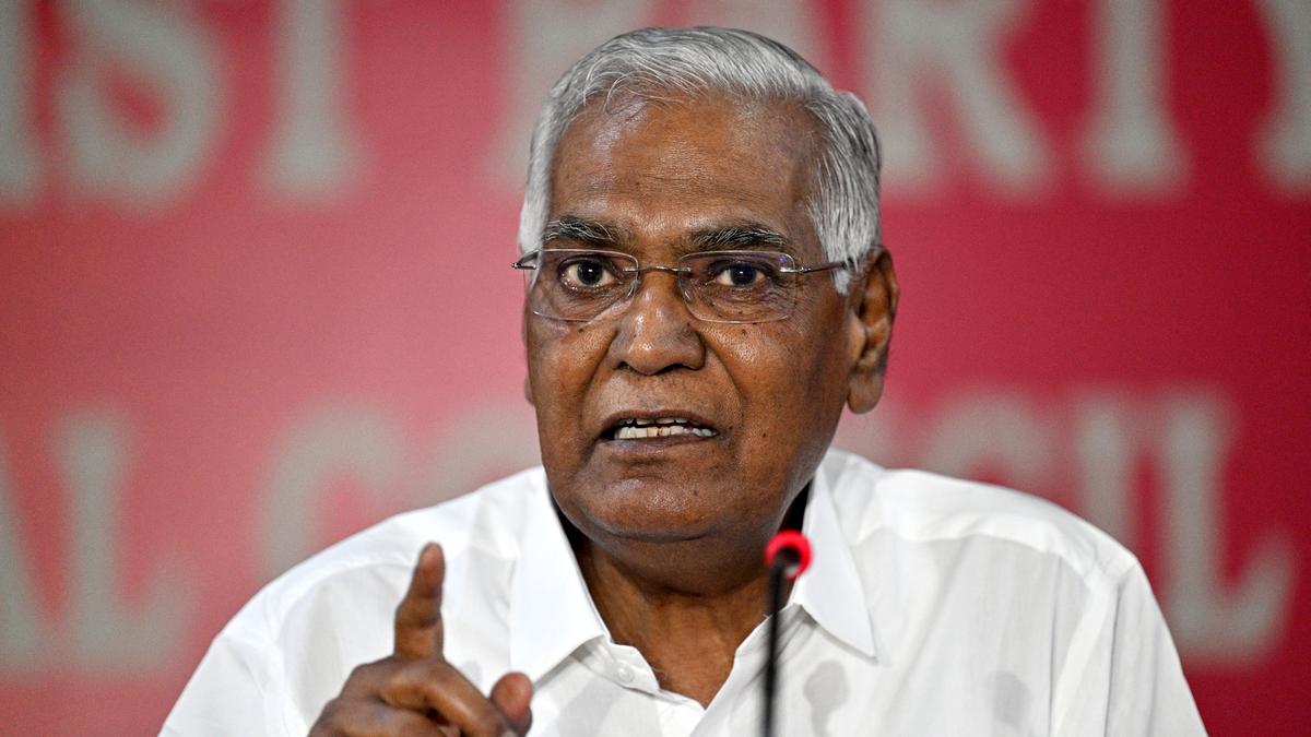 Bihar polls can be held based on 2024 electoral rolls: D. Raja