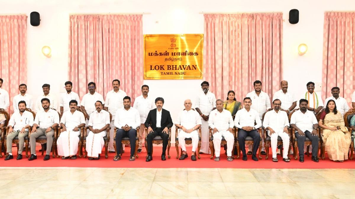 Marie Wilson in T.N’s new Finance Minister, Sengottaiyan gets Revenue; portfolios allocated for new Ministers of Vijay-led Cabinet