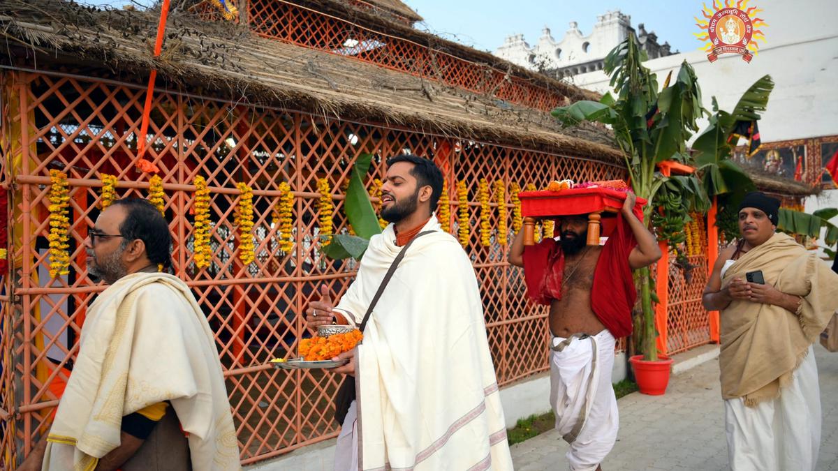 Ram Lalla idol installed in sanctum sanctorum of Ram Temple