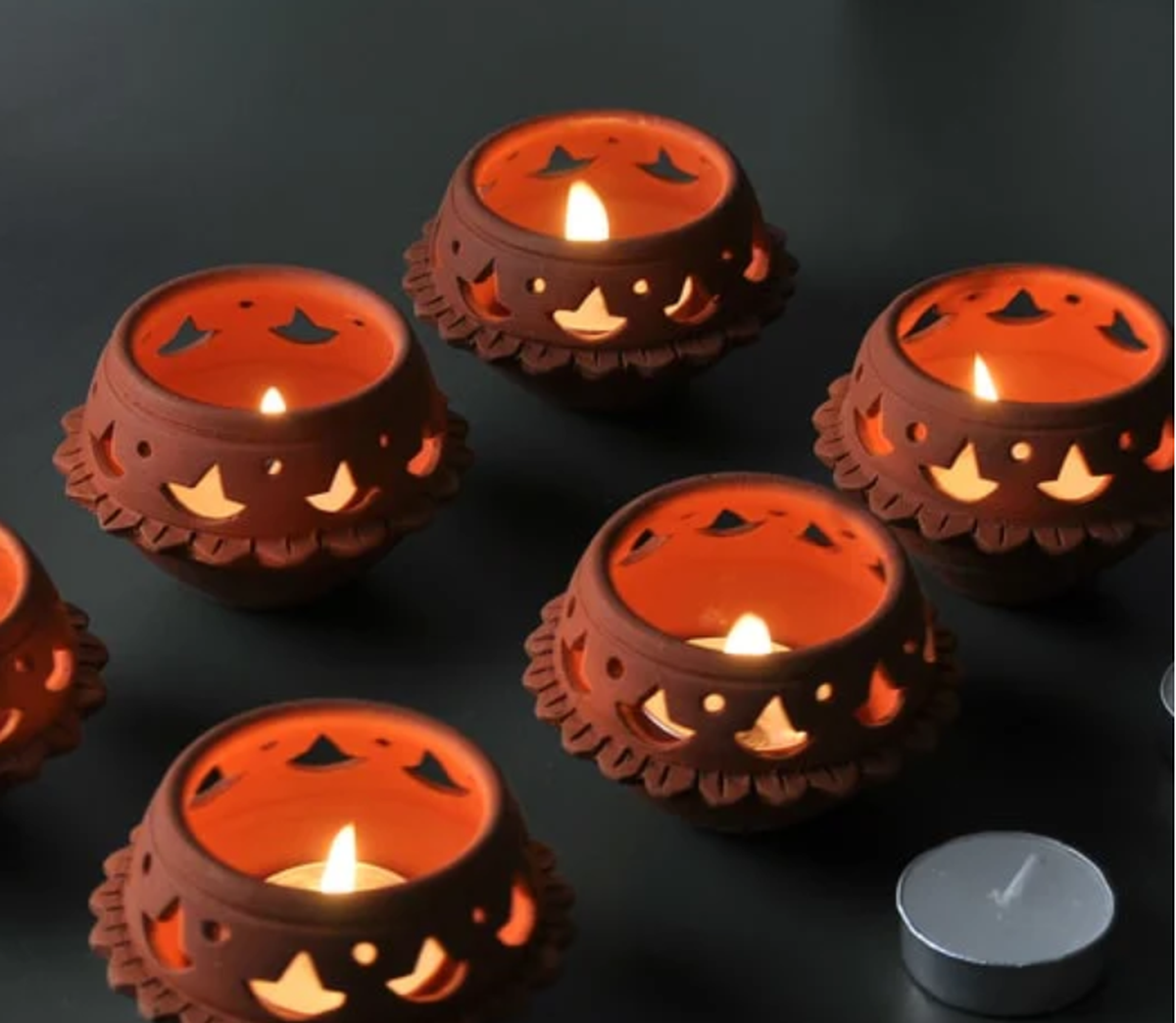 Terracotta lamps by Claymango Terracotta lamps by Claymango