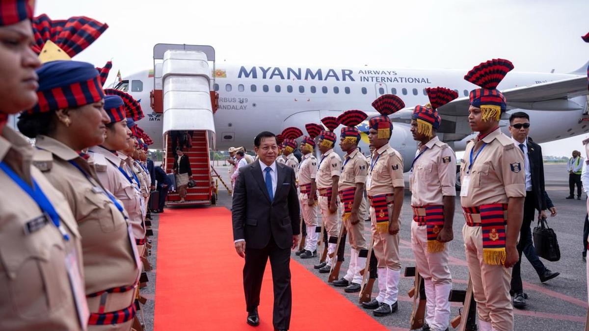Myanmar President Aung Hlaing begins India visit