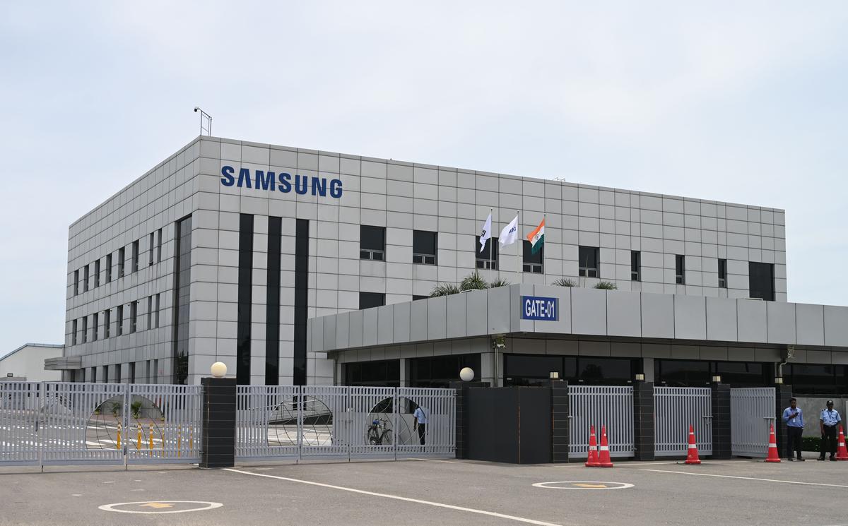 The Samsung factory in Sriperumbudur is another significant marker of Korean presence. File The Samsung factory in Sriperumbudur is another significant marker of Korean presence. File