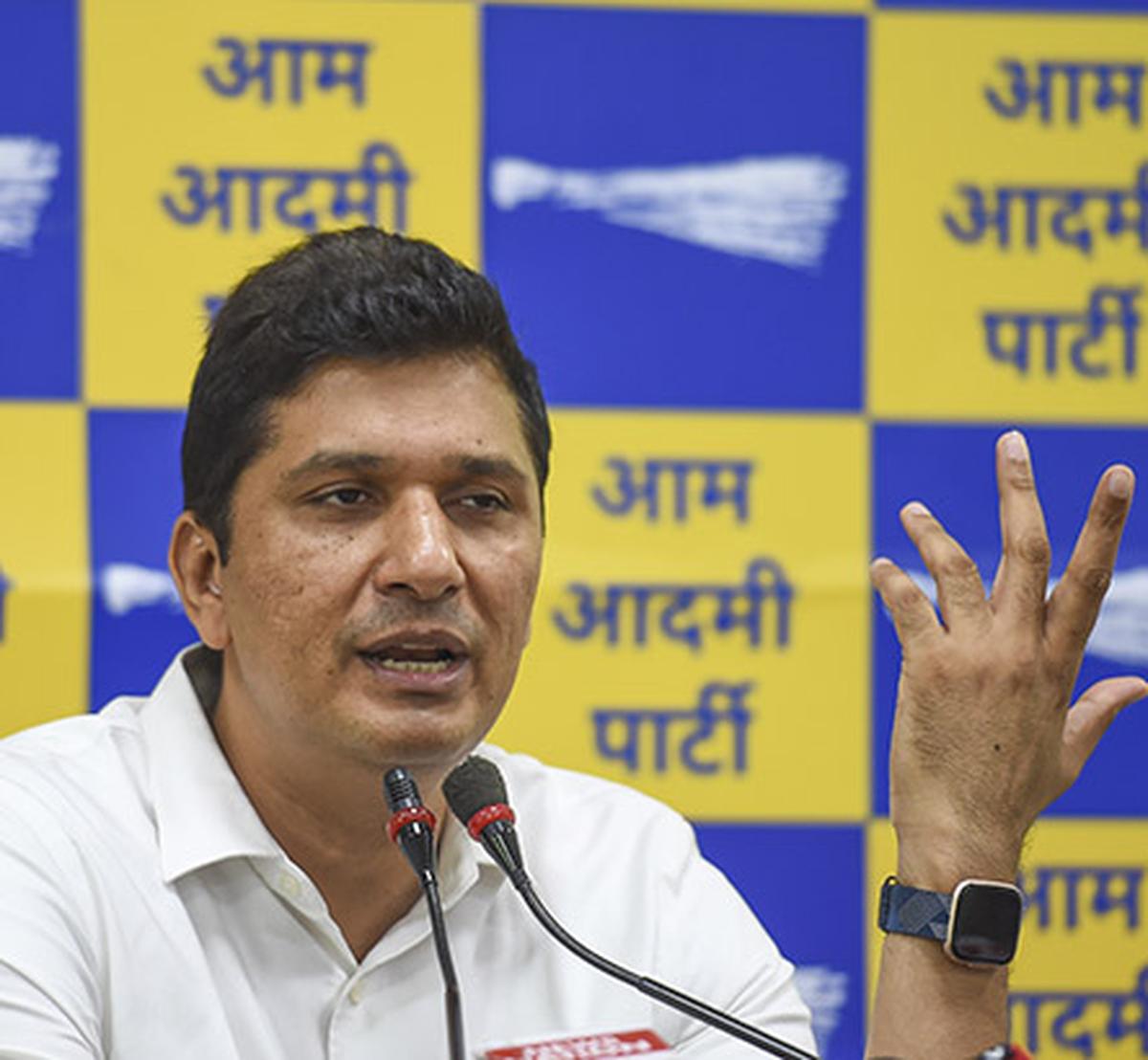 BJP contesting elections with ‘support of Sukesh Chandrashekhar’: AAP MLA Saurabh Bhardwaj