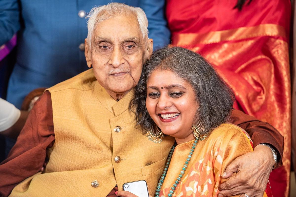 Jagdish Mittal with Bhargavi Gundala