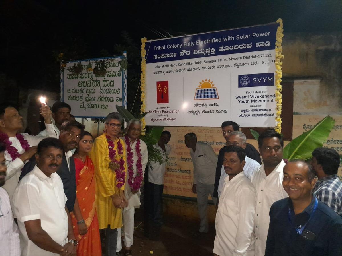 Solar electrification for power-starved tribal communities in Karnataka