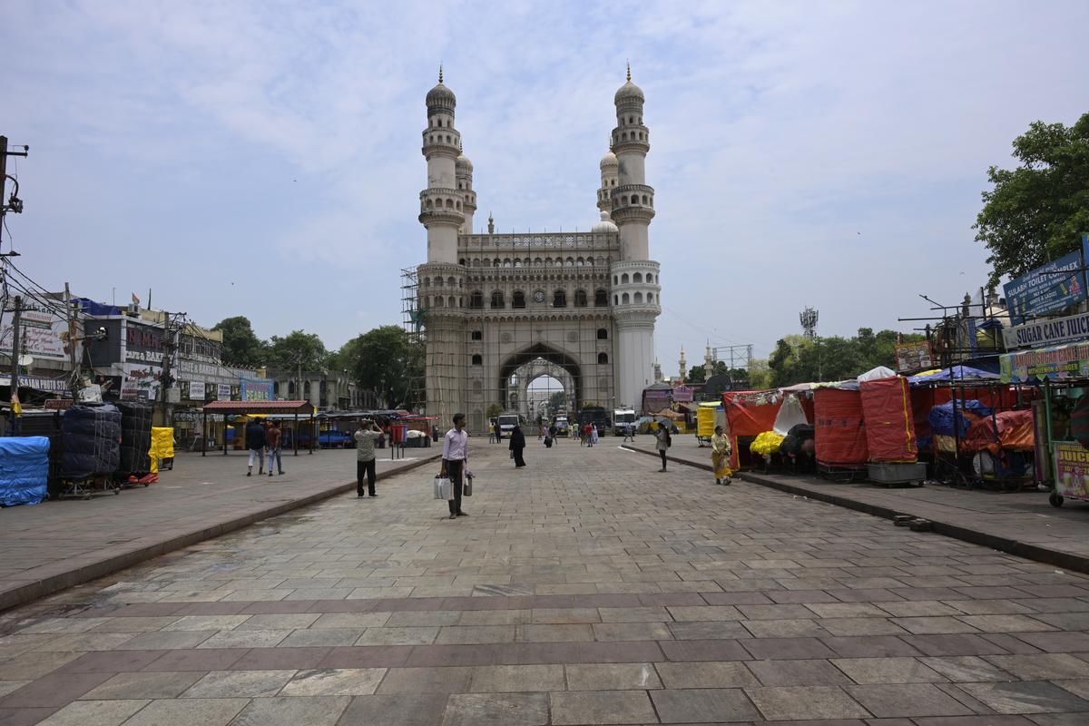 A view of the iconic Charminar in Hyderabad. File 