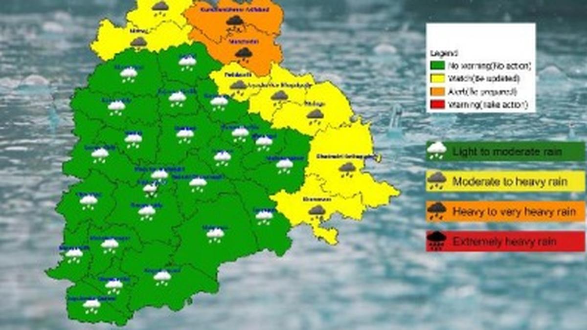 Heavy Rain Alert in Telangana on Sept. 9