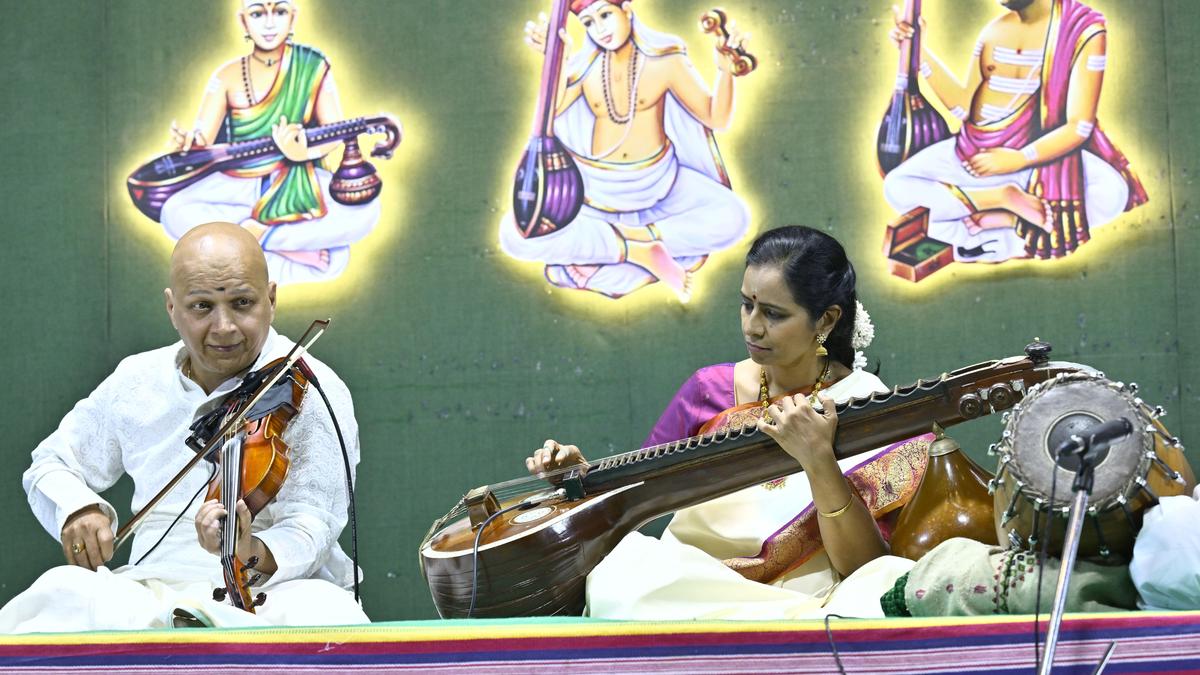 ’Madurakala Praveena’ conferred on veena artist Jayanthi Kumaresh