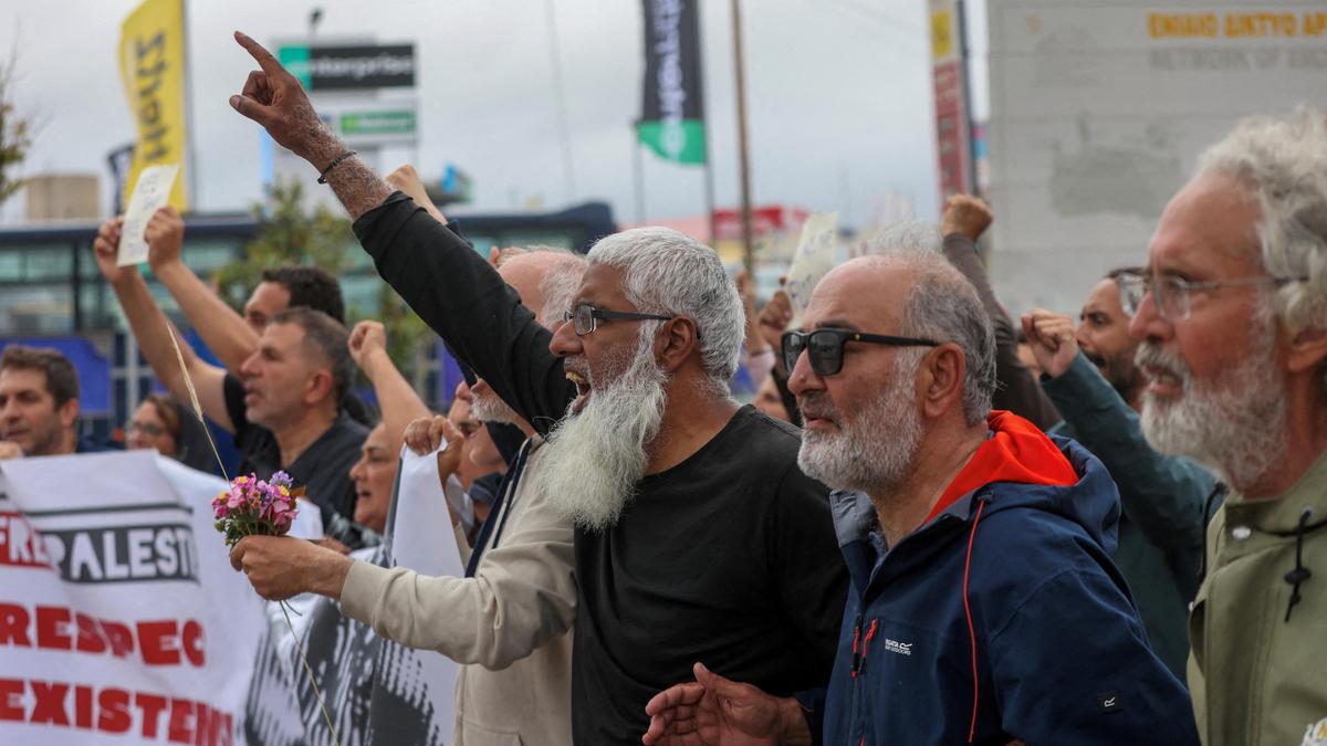 Israeli authorities taking 2 activists who led Gaza-bound flotilla to Israel for questioning