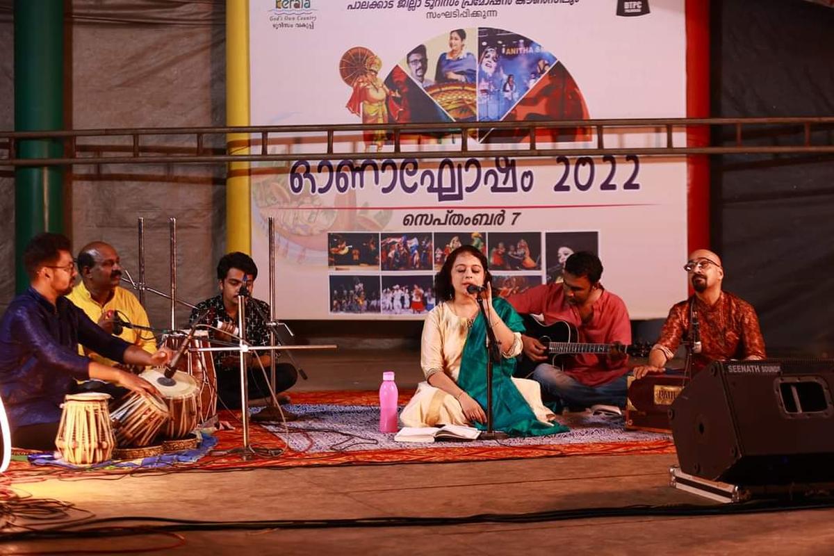 Sunitha Nedungadi during a performance.
