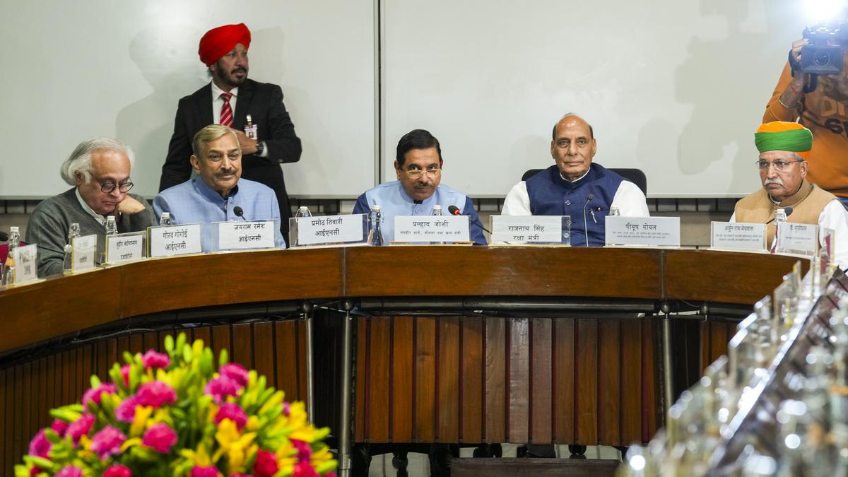 Government convenes all party meeting ahead of Parliament's Winter session