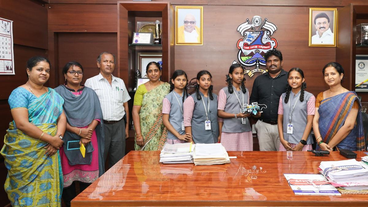 Coimbatore Corporation school students build autonomous robo-car prototype