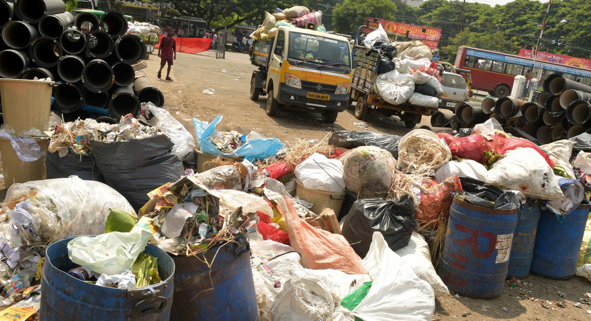 Festivities leave heaps of trash on Tiruchi streets