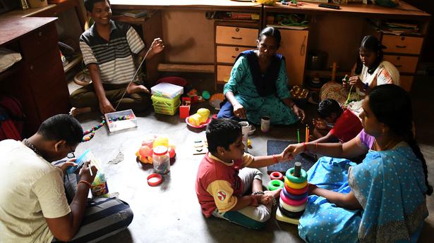 Day care centre for children with special needs a boon for parents
