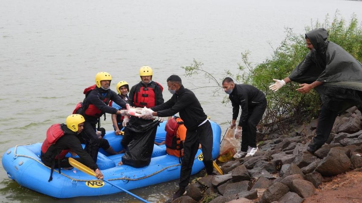 MLIRC personnel, civilians together take up cleanliness drive in Belagavi