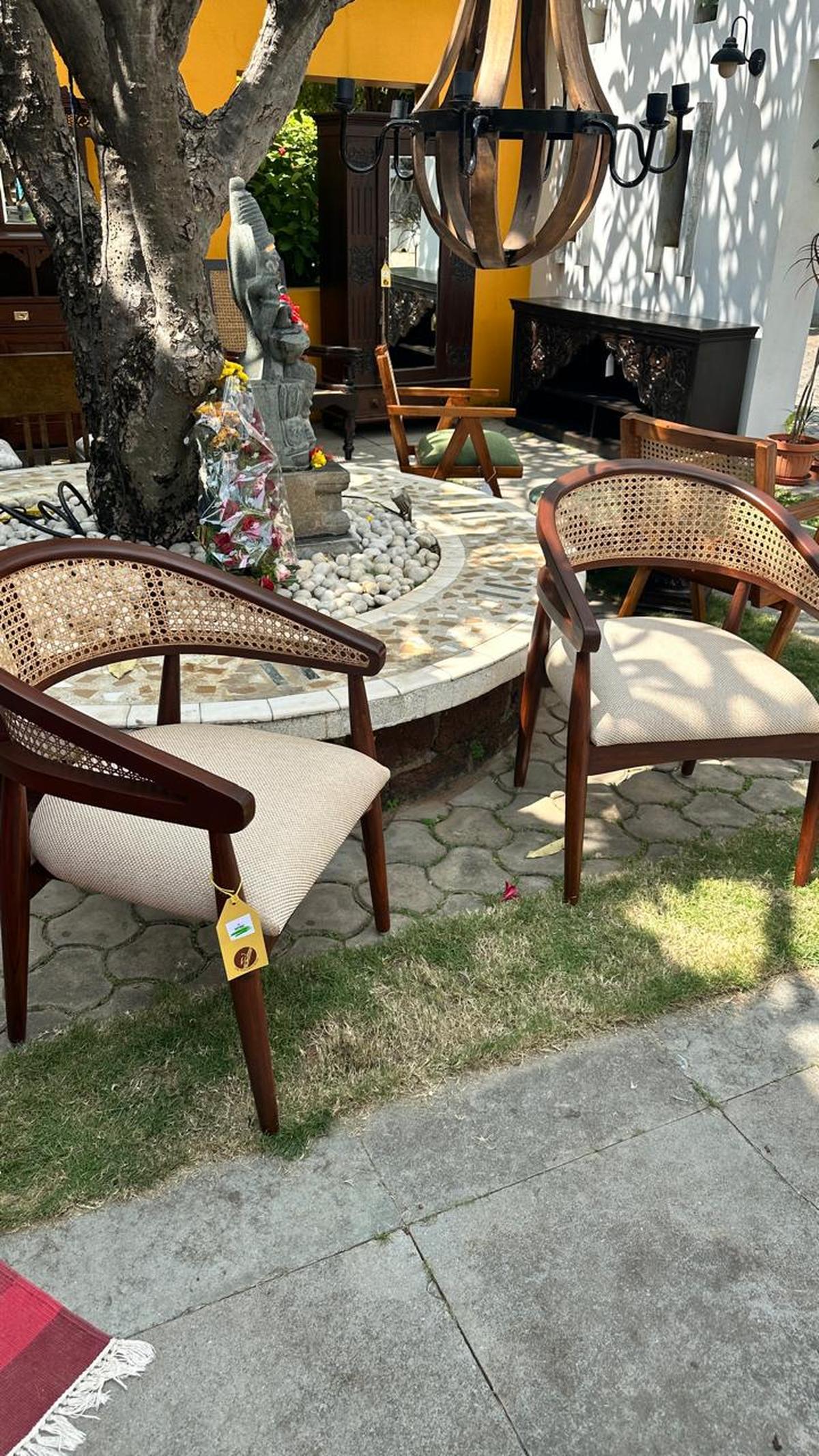 Rattan chairs