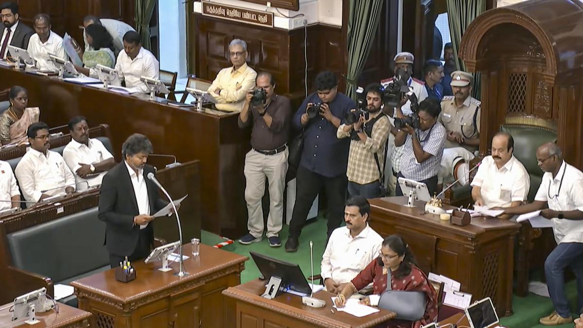 Tamil Nadu CM Joseph Vijay wins floor test in Assembly comfortably with 144 votes