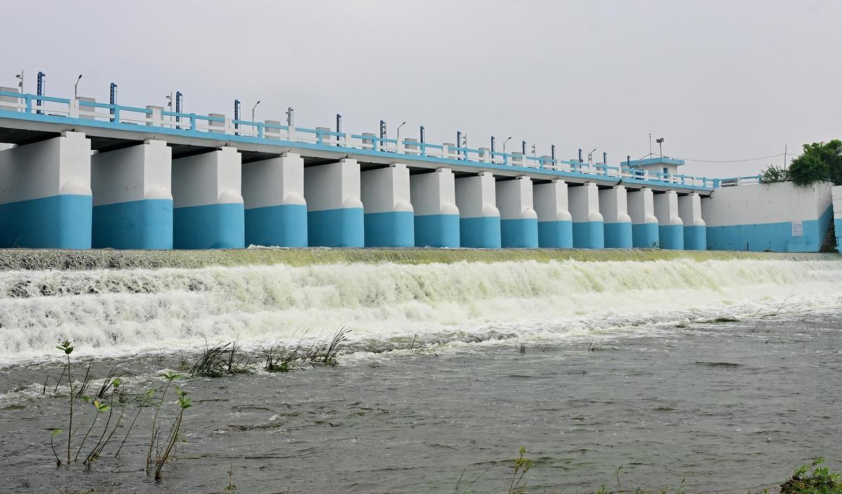 1200 cusecs per second surplus water released from Chembarambakkam reservoir on Monday